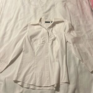 New York and company dressy white shirt